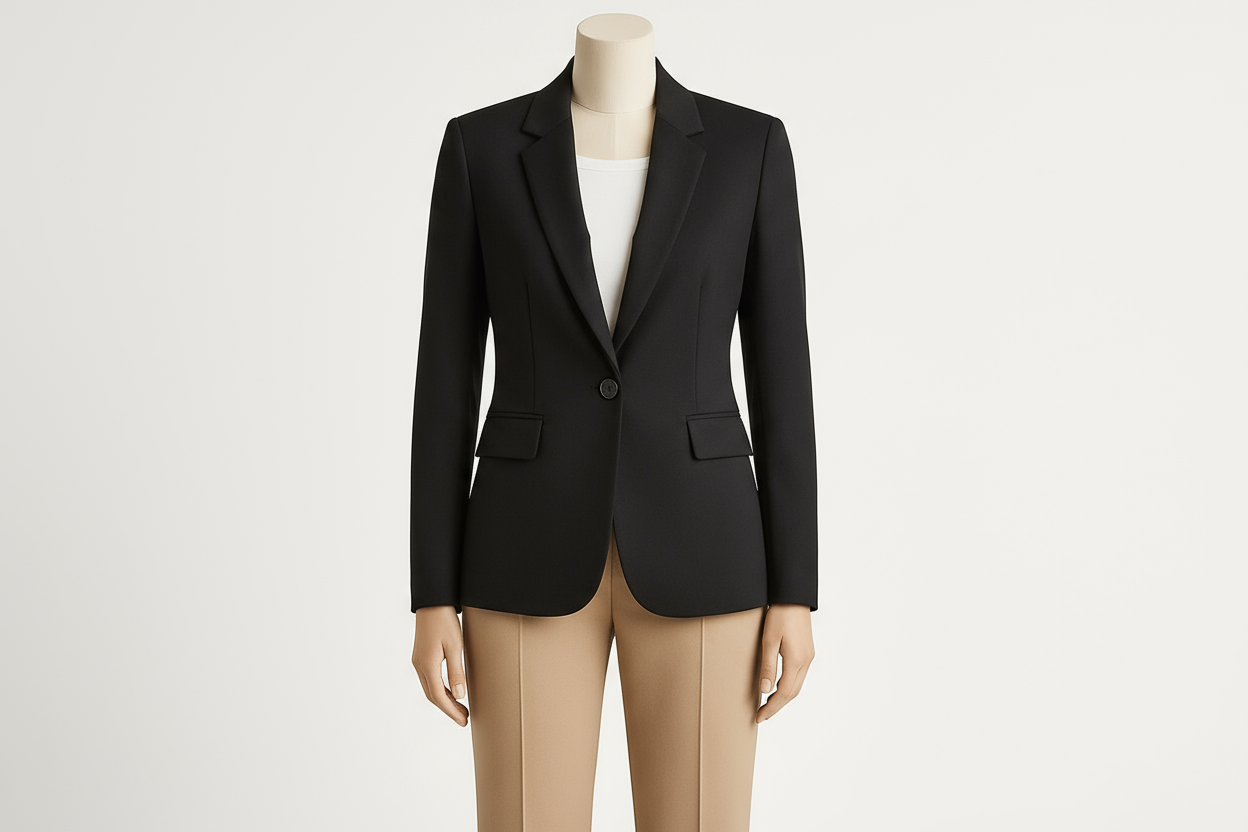 Black blazer front