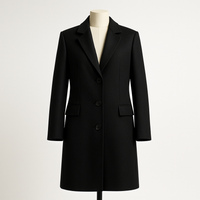 Black coat front