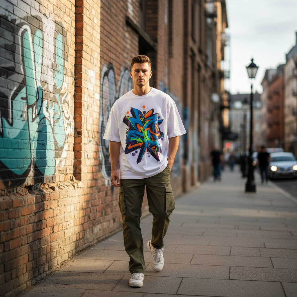 White Graphic T-Shirt