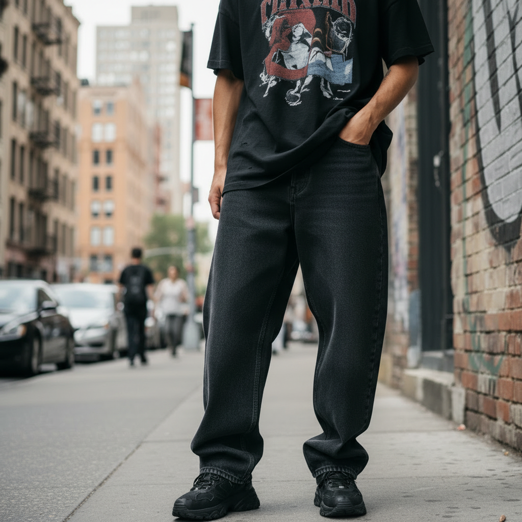 Black Baggy Jeans