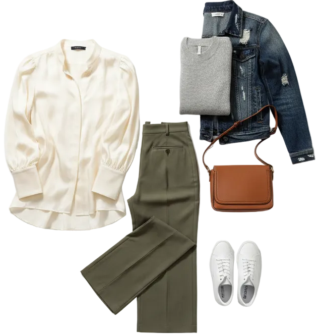 Stylish clothing product photography